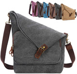 AmHoo Genuine Leather Canvas Crossbody Messenger Bag for Women Reviews