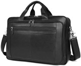 Baigio Leather Laptop Business Briefcase Shoulder Tote Bag for Men Reviews