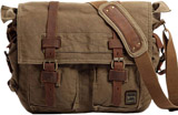 Berchirly Vintage Military Men Canvas Messenger Bag for Travel Reviews