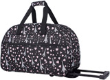 Betsey Johnson Designer Carry On Rolling Duffel Bag Reviews