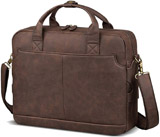 Bosidu Waterproof Men Leather Briefcases Travel Computer Bag Reviews