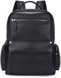 Bostanten Large Capacity Men's Leather Laptop Backpack Reviews