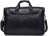 Bostanten Leather Briefcase Handbag Messenger Business Bags for Men Reviews