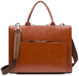 Bostanten Leather Briefcase Shoulder Laptop Slim Bags for Men & Women Reviews