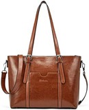 Bostanten Vintage Briefcase Leather Laptop Tote Bag for Women Reviews