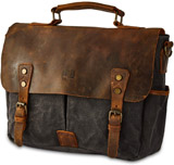 Brass Tacks Leathercraft Vintage Laptop Briefcase Messenger Bag for Men Reviews
