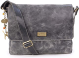 Catwalk Collection Handbags Large Leather Messenger Bag for Women Reviews
