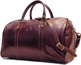 Cenzo Vecchio Brown Italian Leather Weekender Travel Duffle Bag Reviews