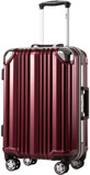 Coolife Luggage Aluminium Frame Suitcase TSA Lock Reviews