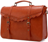 Ecosusi Women Briefcase Vegan Leather Messenger Laptop Bag Reviews