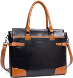 Enmain Leather Briefcase Messenger Laptop Satchel Bags for Women  Reviews