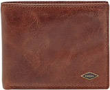 Fossil Men's Ryan Leather Bifold Flip ID Travel Wallet Reviews