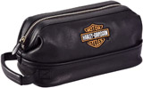 Harley Davidson Men's Leather Small Grooming Organizer Toiletry Bag Reviews