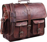 Hulsh Vintage Leather Laptop Messenger bag for Travel Reviews