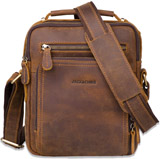 Jack&Chris Men's Leather Messenger Purse Crossbody Bags for Work  Reviews