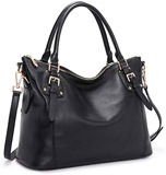 Kattee Women's Designer Leather Shoulder Tote Bag reviews