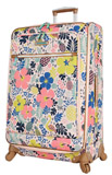 Lily Bloom Large Expandable Design Spinner Wheels Pattern Suitcase Reviews