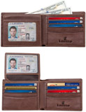 Lositto Multi Card Extra Capacity Bifold Travel Wallet for Men's Reviews