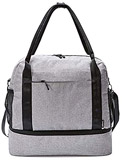 Lumglo Carry-on Tote Bag with Bottom Zippered Compartment Reviews