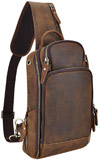 OakHide Mens Genuine Leather Sling Chest Bag for Travel Reviews