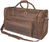 Polare Retro Grain Leather Carry-On Overnight Travel Duffel Bag Reviews