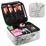 Relavel Women's Travel Makeup Train Case Toiletry Bag Reviews