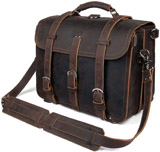 Texbo Men's Leather Laptop Shoulder Messenger Bag for Travel Reviews
