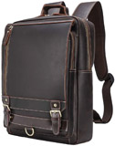 Tiding Leather Men's Backpack for School College Daypack Reviews