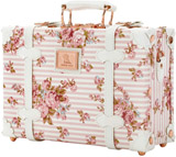 Unitravel Small Vintage Luggage Carry on Women Suitcase with Straps Reviews
