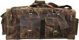 Vc Vintange Couture Mens Leather Luggage Duffel Weekender Travel Bag  Reviews