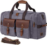 Wowbox Genuine Leather Carry on Weekender Duffel Bag Reviews