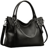 Heshe Women’s Leather Handbags Shoulder Tote Bag