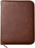 Maruse Italian Leather Padfolio Folder Organizer Zipper