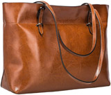 S-zone Women Vintage Genuine Leather Tote Shoulder Bag