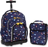 J World Kids Rolling Backpack