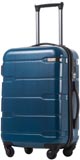 Coolife Expandable Spinner Carry-on Suitcase 