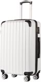 Coolife Luggage Expandable Large Suitcase Spinner