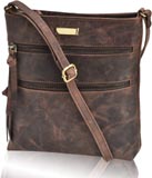 Estalon Leather Crossbody Bag