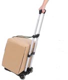 Coocheer Folding Luggage Cart Portable