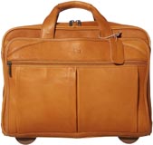 Solo New York Leather Laptop Bag