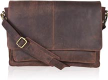 Clifton Heritage Leather Messenger Laptop Bag