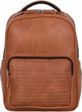Kenneth Cole Leather Laptop & Tablet Bookbag
