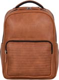 Kenneth Cole Leather Laptop & Tablet Bookbag