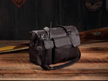 Lightspeed Aviation Leather Flight Bag