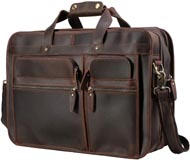 Polare Modern Leather Laptop Bag