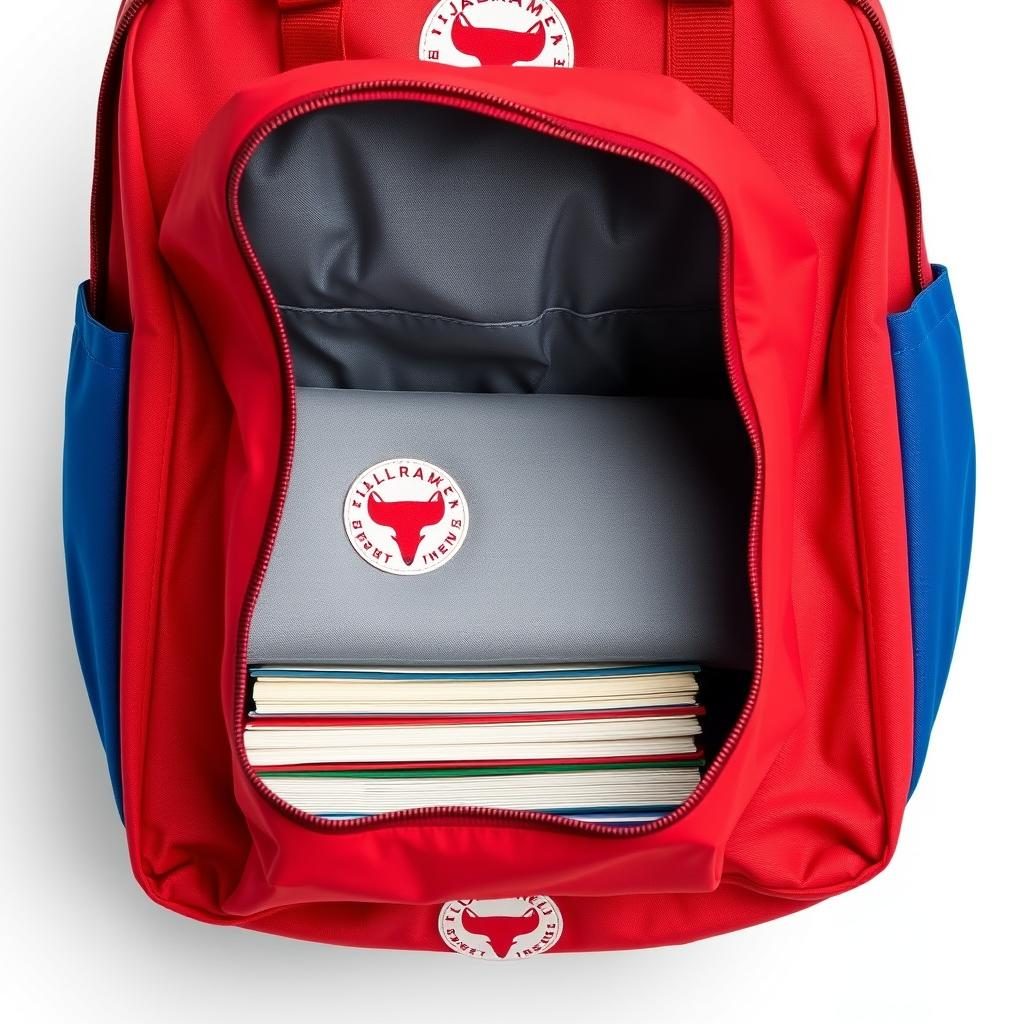 Fjällräven Kånken Laptop backpack showing its distinctive design and laptop compartment Fjällräven Kånken Laptop backpack showing its distinctive design and laptop compartment