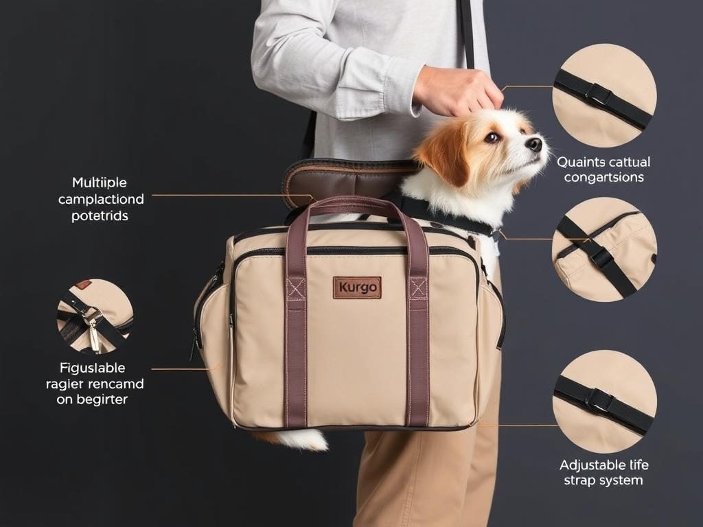 Kurgo Baxter Dog Walking Bag with premium features Kurgo Baxter Dog Walking Bag with premium features