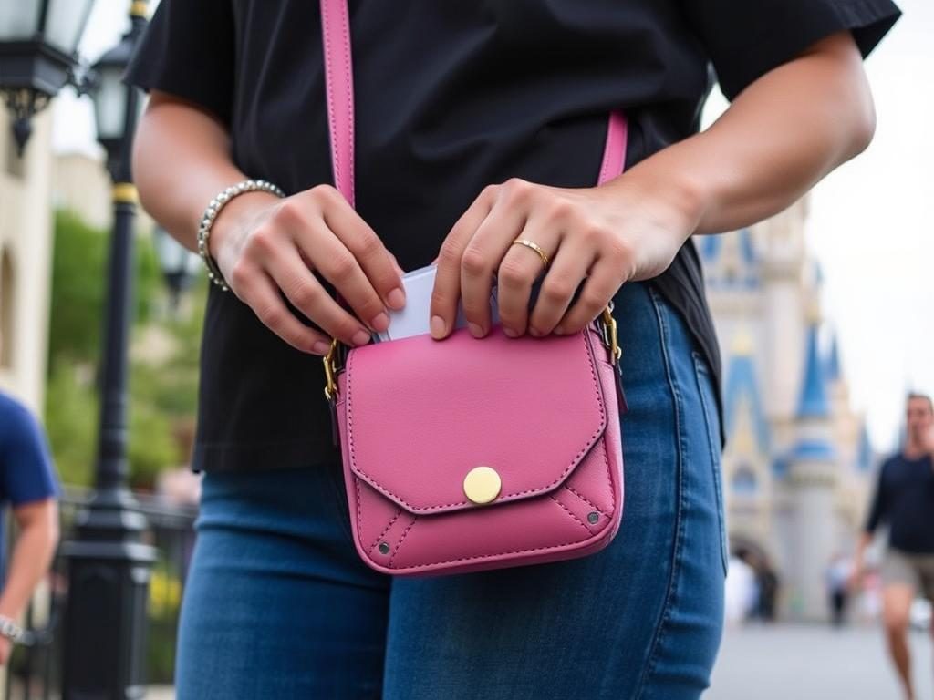 MZ Wallace Micro Crosby Crossbody bag at Disney World MZ Wallace Micro Crosby Crossbody bag at Disney World