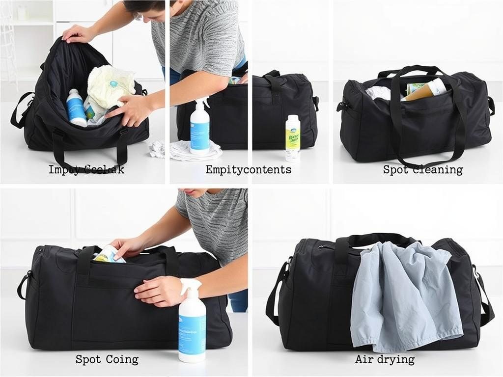 Proper cleaning and maintenance of gym and duffel bags Proper cleaning and maintenance of gym and duffel bags