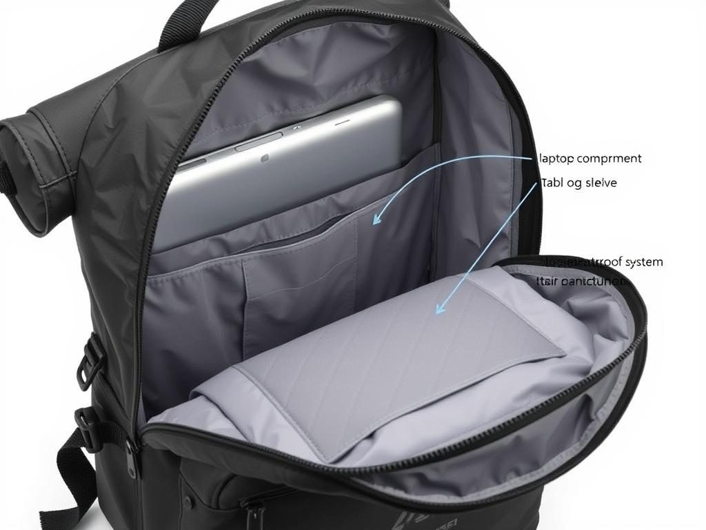Timbuk2 Spire waterproof backpack with focus on tech protection features Timbuk2 Spire waterproof backpack with focus on tech protection features